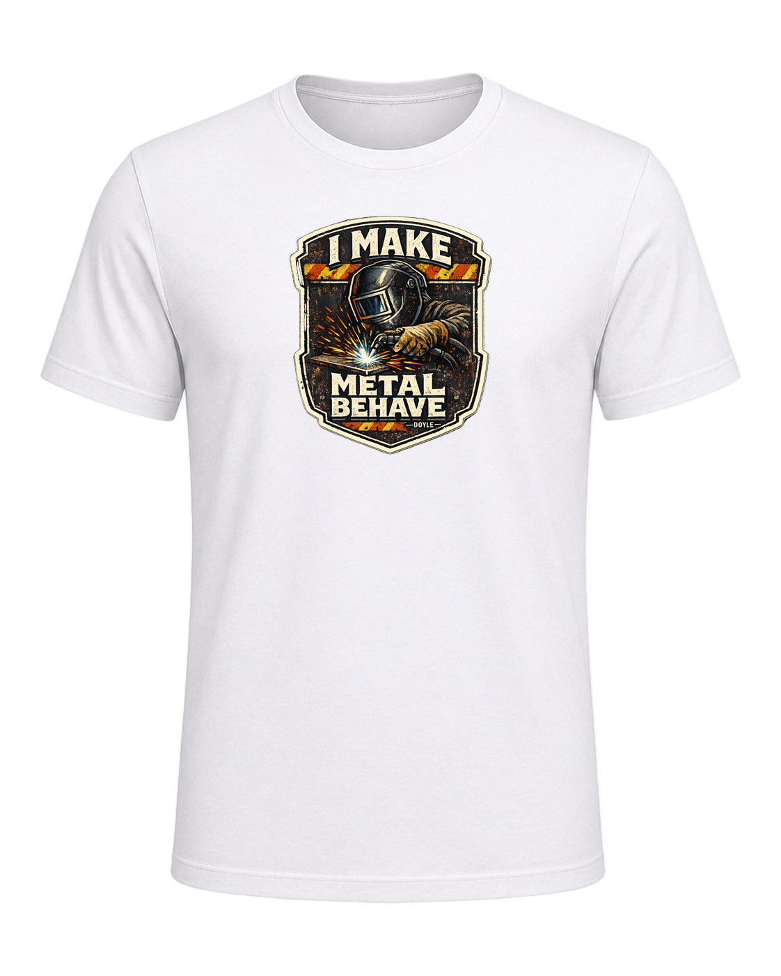 I Make Metal Behave Tee — White