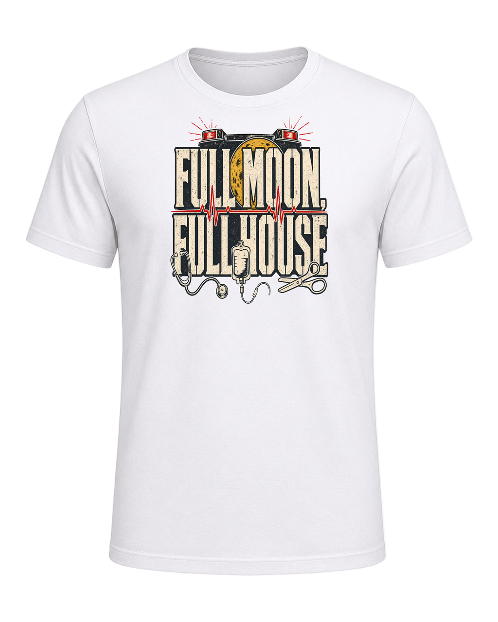 FULL MOON, FULL HOUSE — White