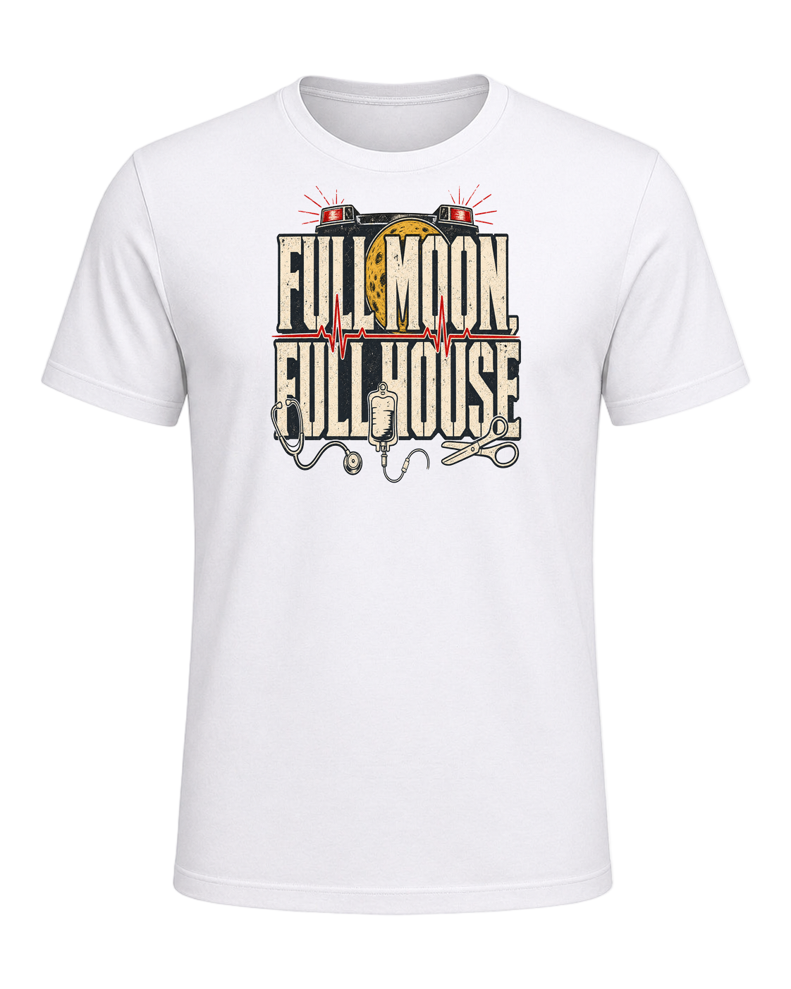 FULL MOON, FULL HOUSE — White