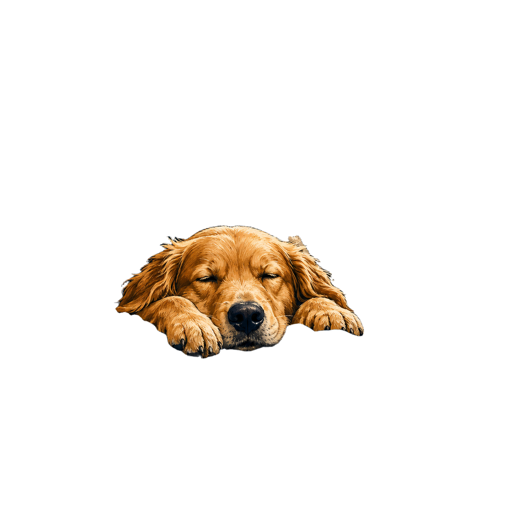 SORRY I'M LATE MY DOG LOOKED COZY