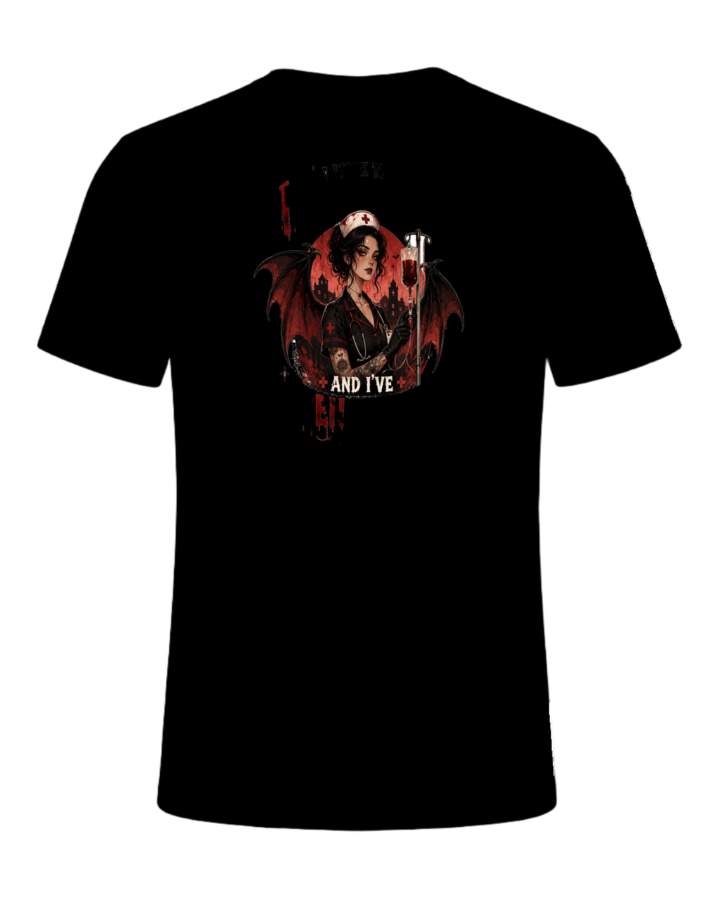 Nurse Night Shift Spooky — Black