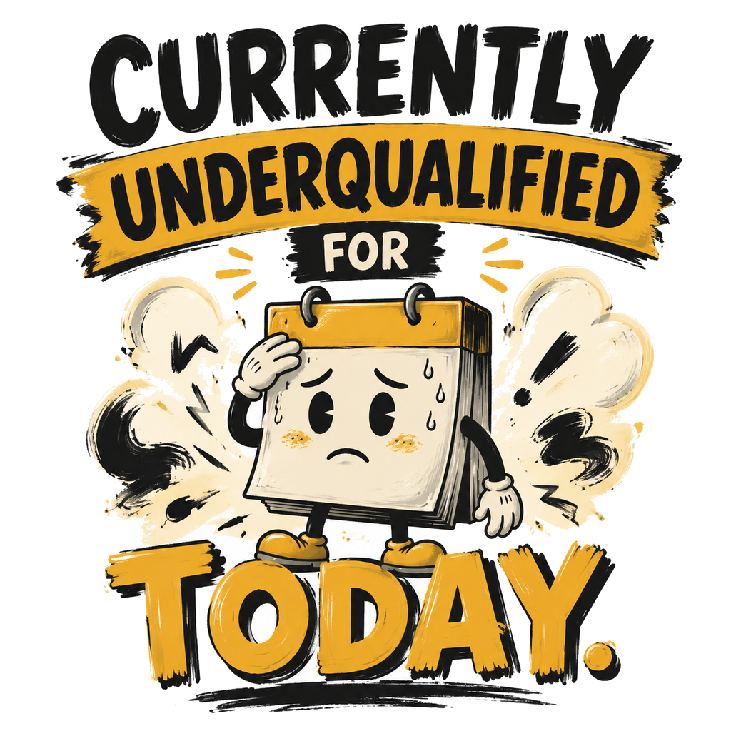 Currently Underqualified For Today