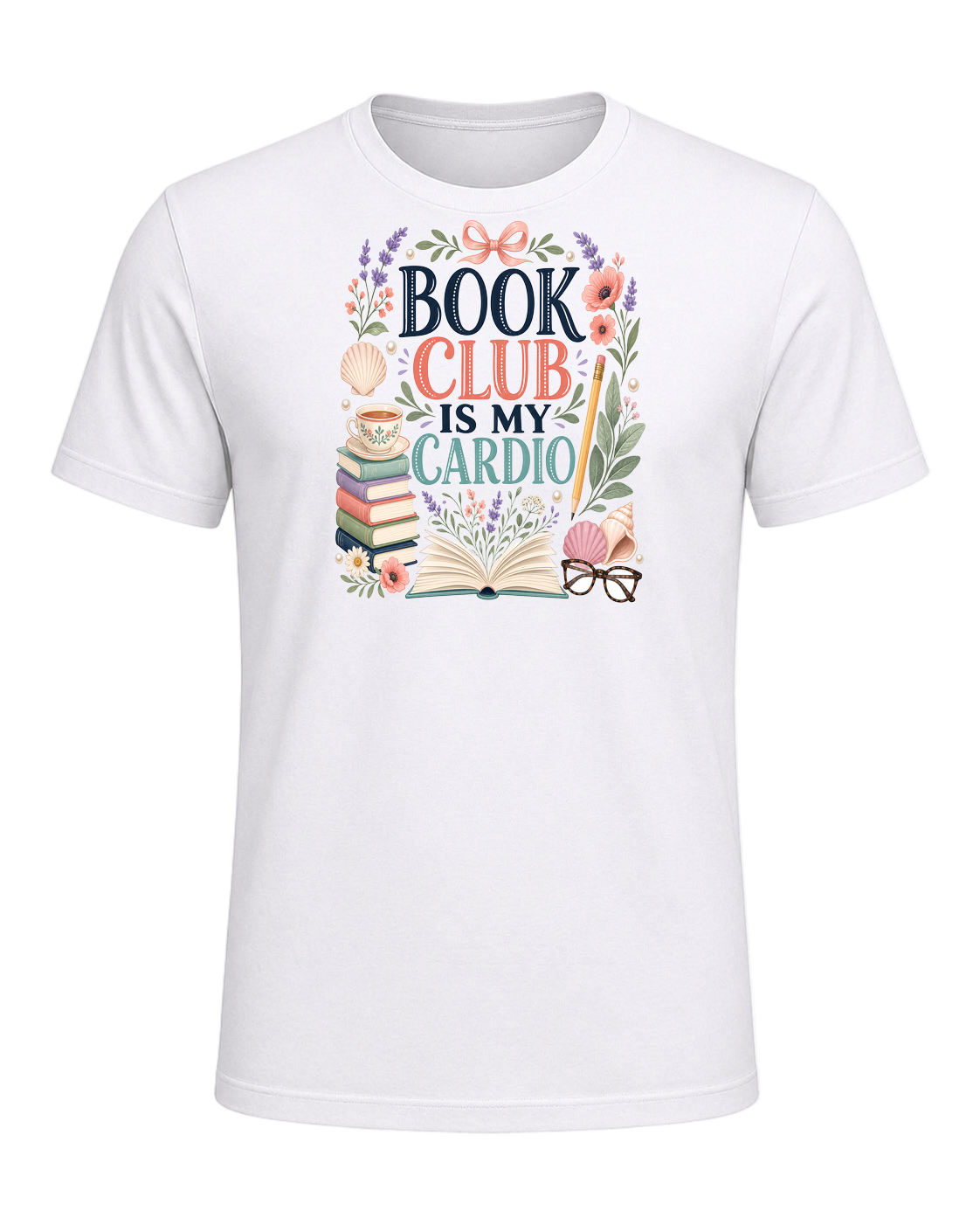 BOOK CLUB IS MY CARDIO — White