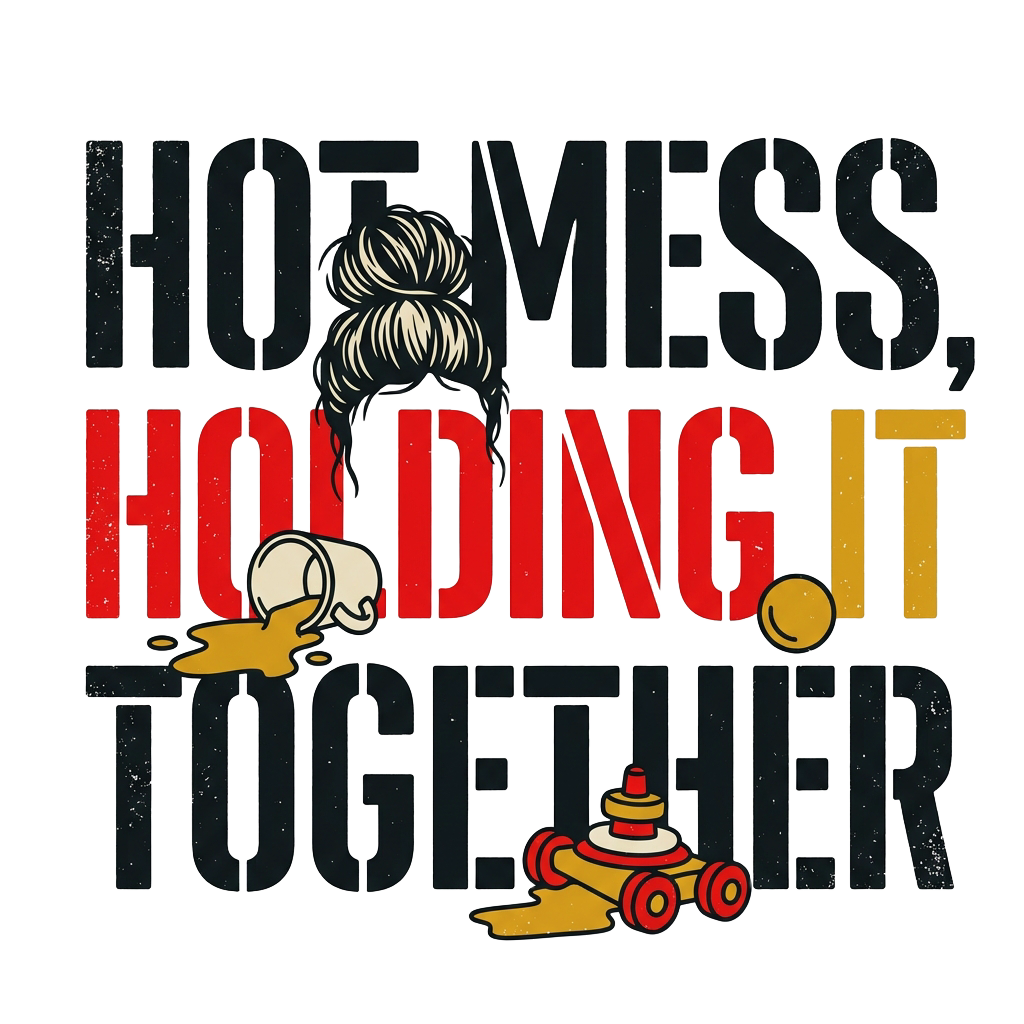 Hot mess, holding it together