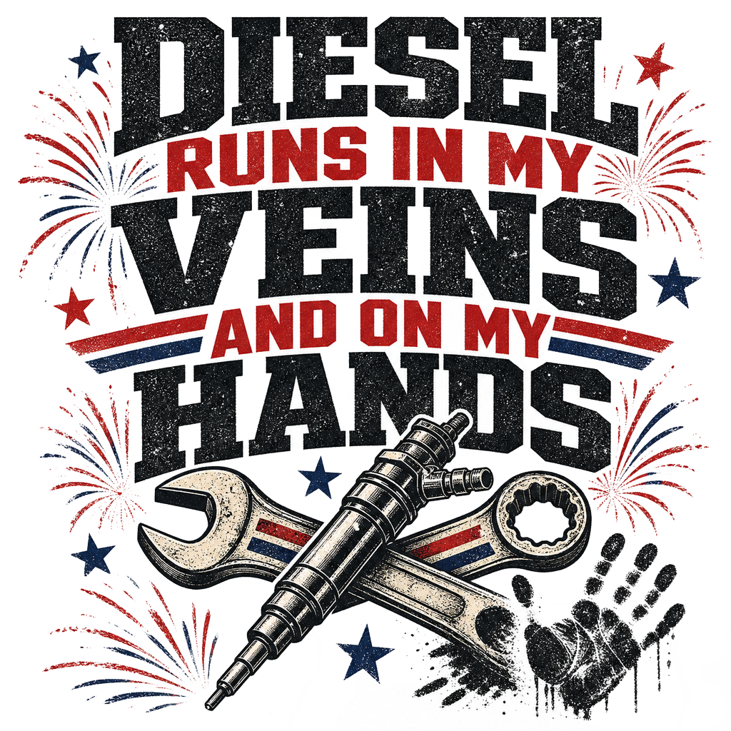 Diesel runs in my veins and on my hands