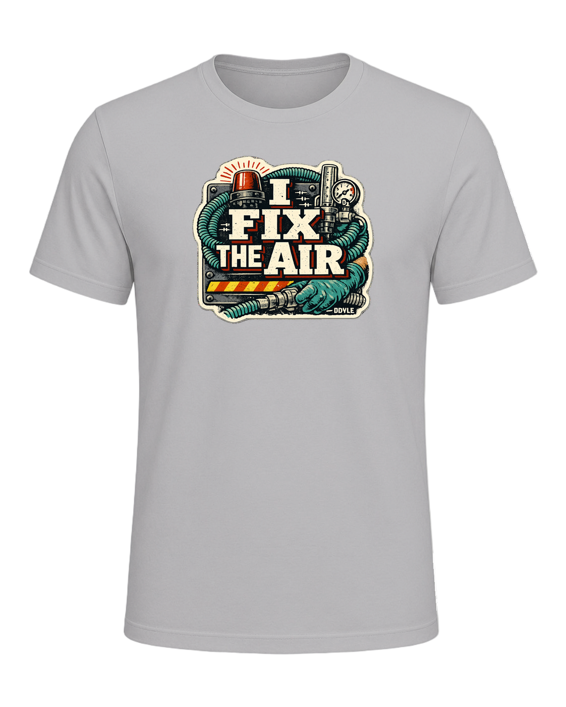 I Fix The Air Tee — Athletic Heather