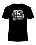 I Fix The Air Tee — Black