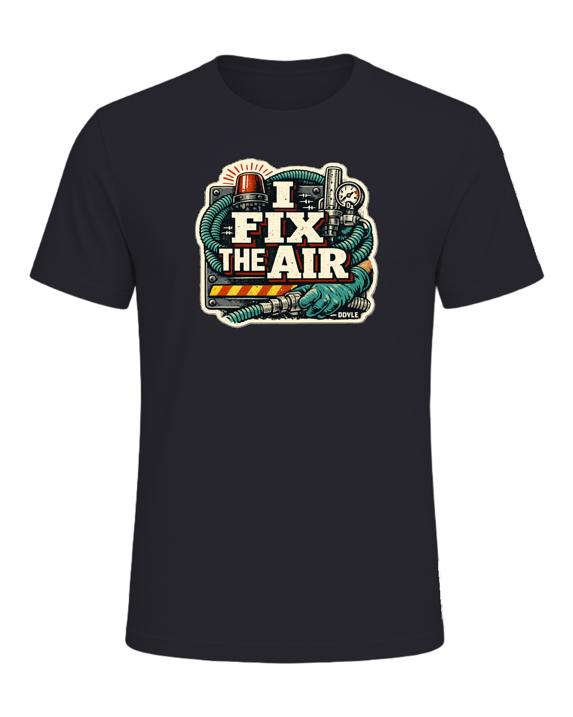 I Fix The Air Tee — Dark Grey