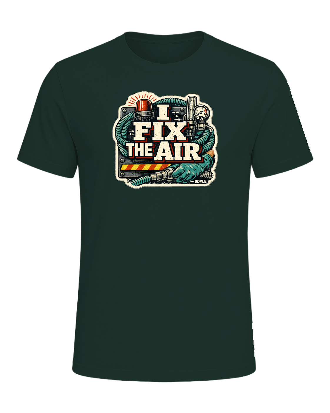 I Fix The Air Tee — Forest