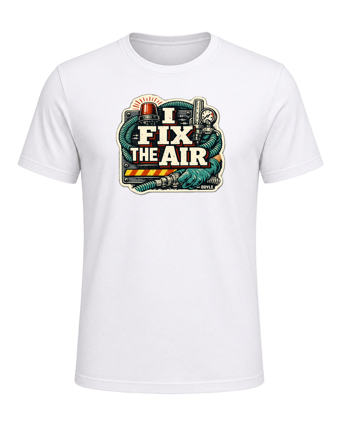 I Fix The Air Tee — White