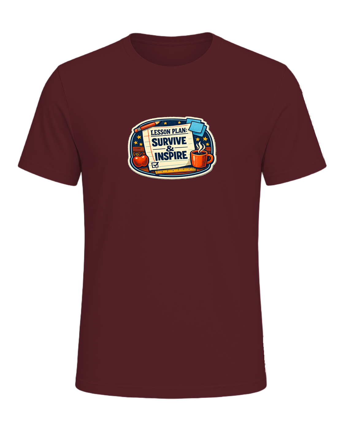 Lesson Plan: Survive & Inspire Tee — Maroon