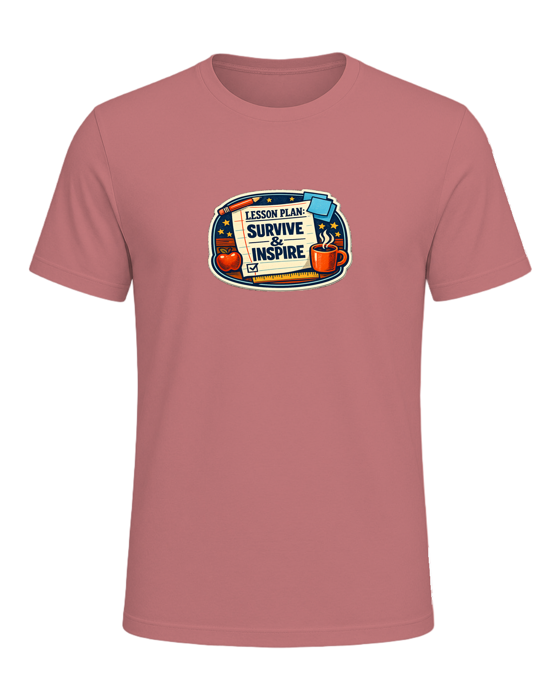 Lesson Plan: Survive & Inspire Tee — Mauve
