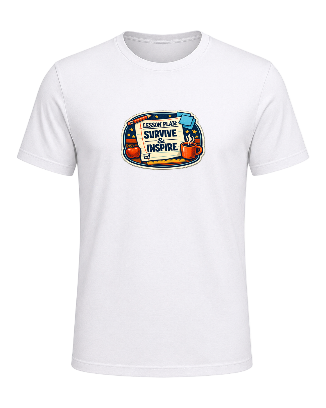 Lesson Plan: Survive & Inspire Tee — White