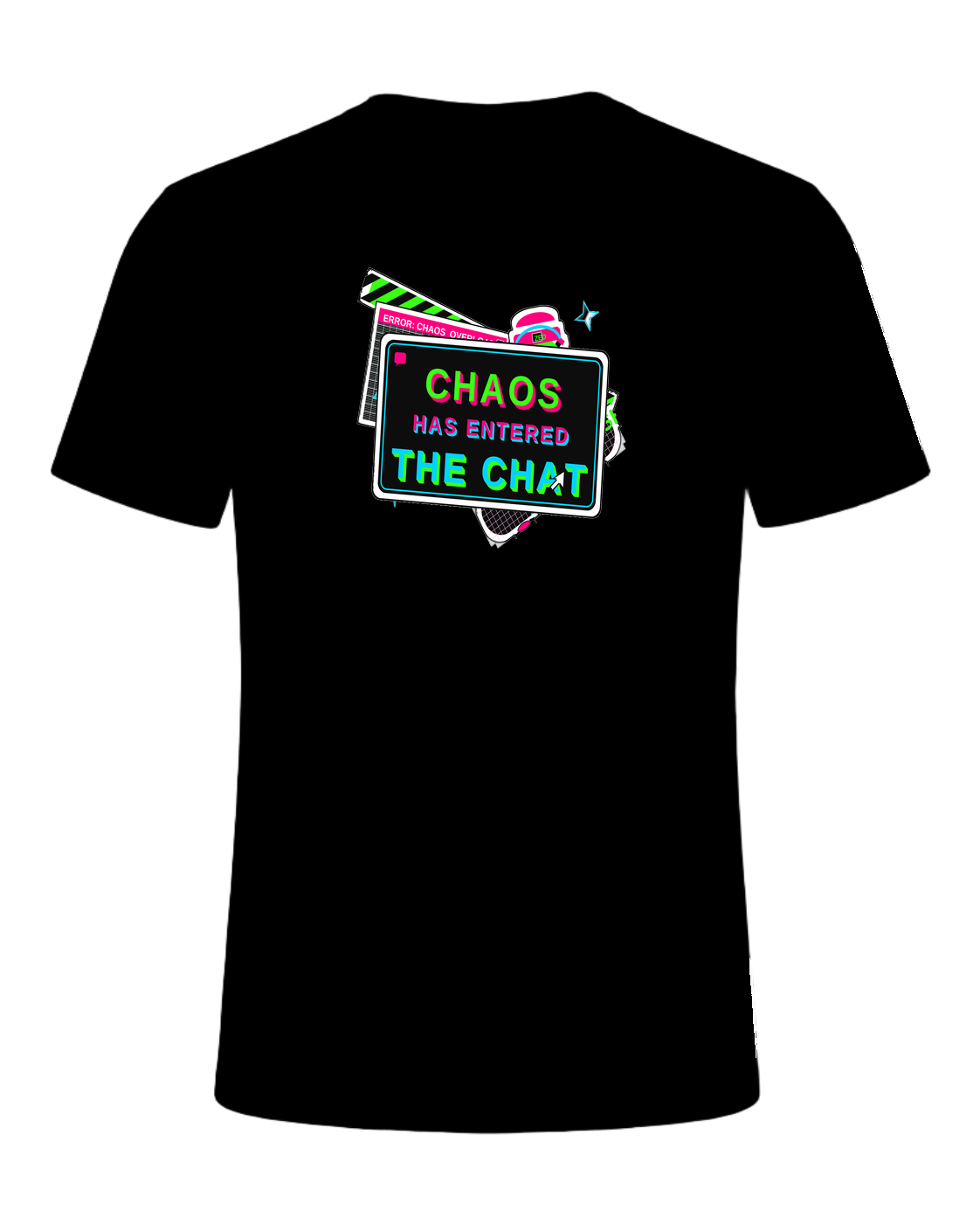 CHAOS HAS ENTERED THE CHAT — Black