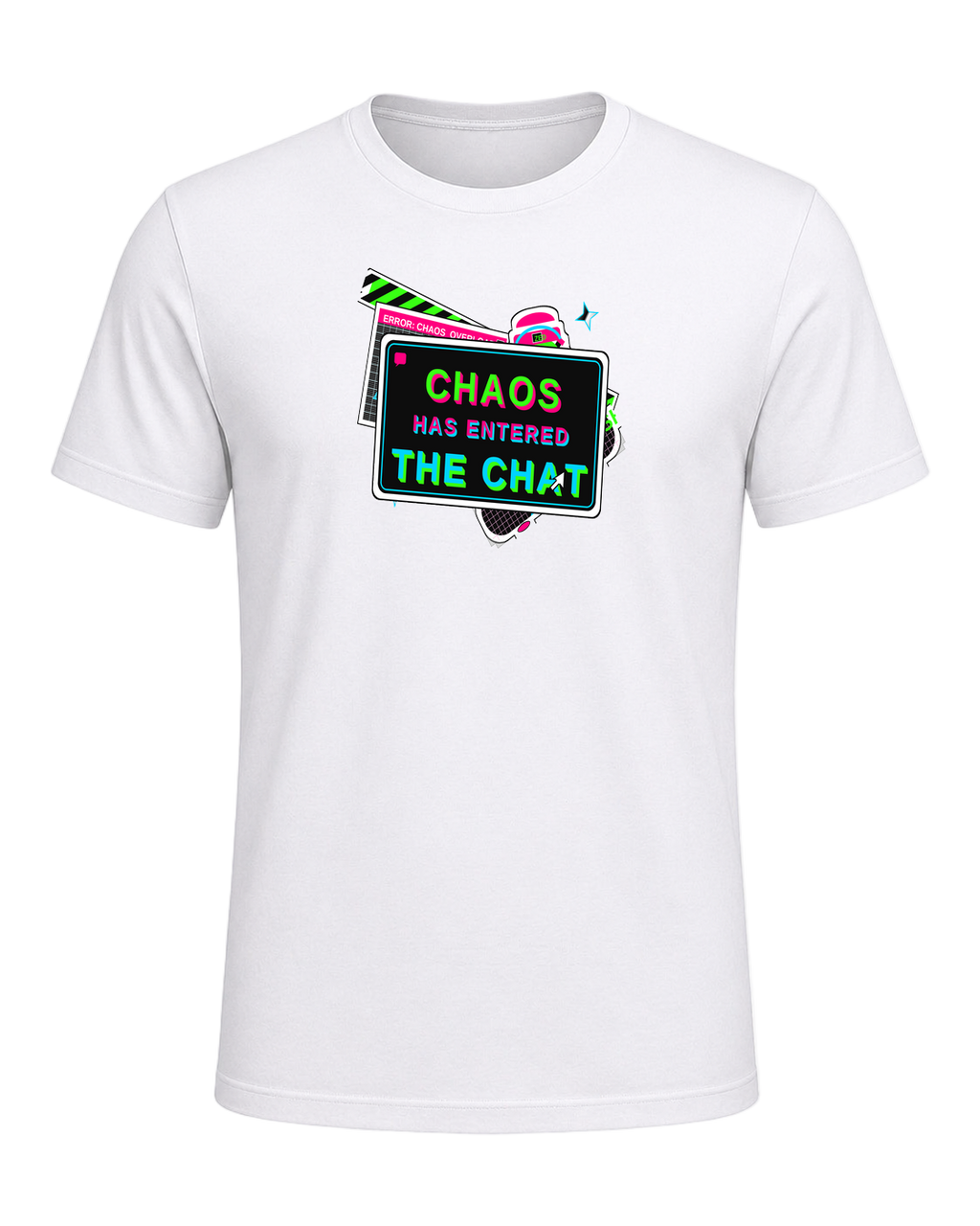 CHAOS HAS ENTERED THE CHAT — White