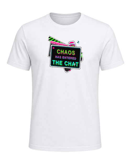 CHAOS HAS ENTERED THE CHAT — White