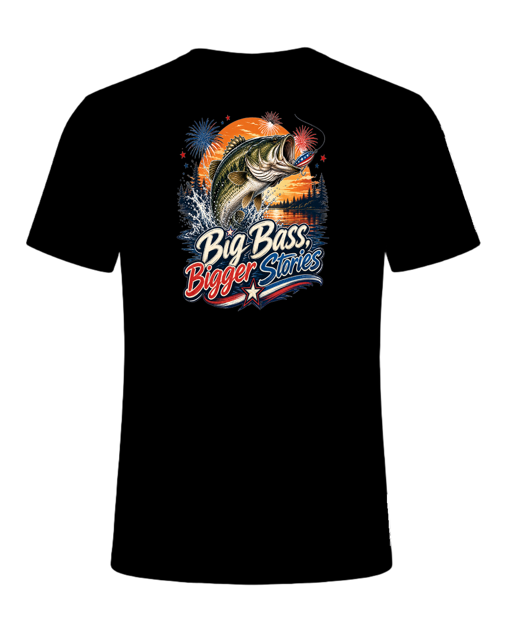 Bass Fishing Obsessed — Black
