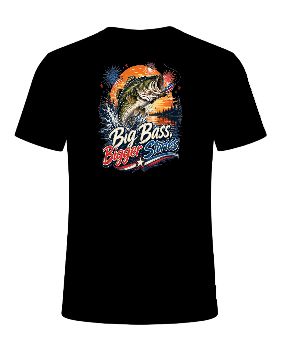 Bass Fishing Obsessed — Black