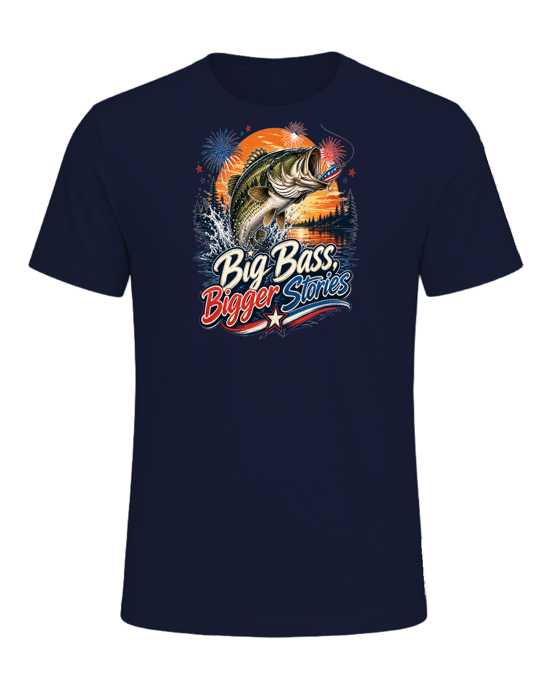 Bass Fishing Obsessed — Navy