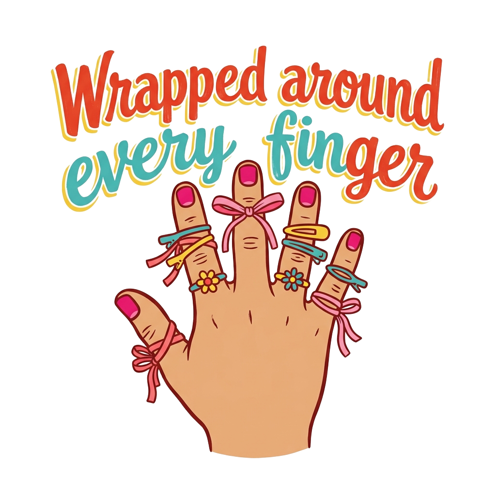 Wrapped around every finger