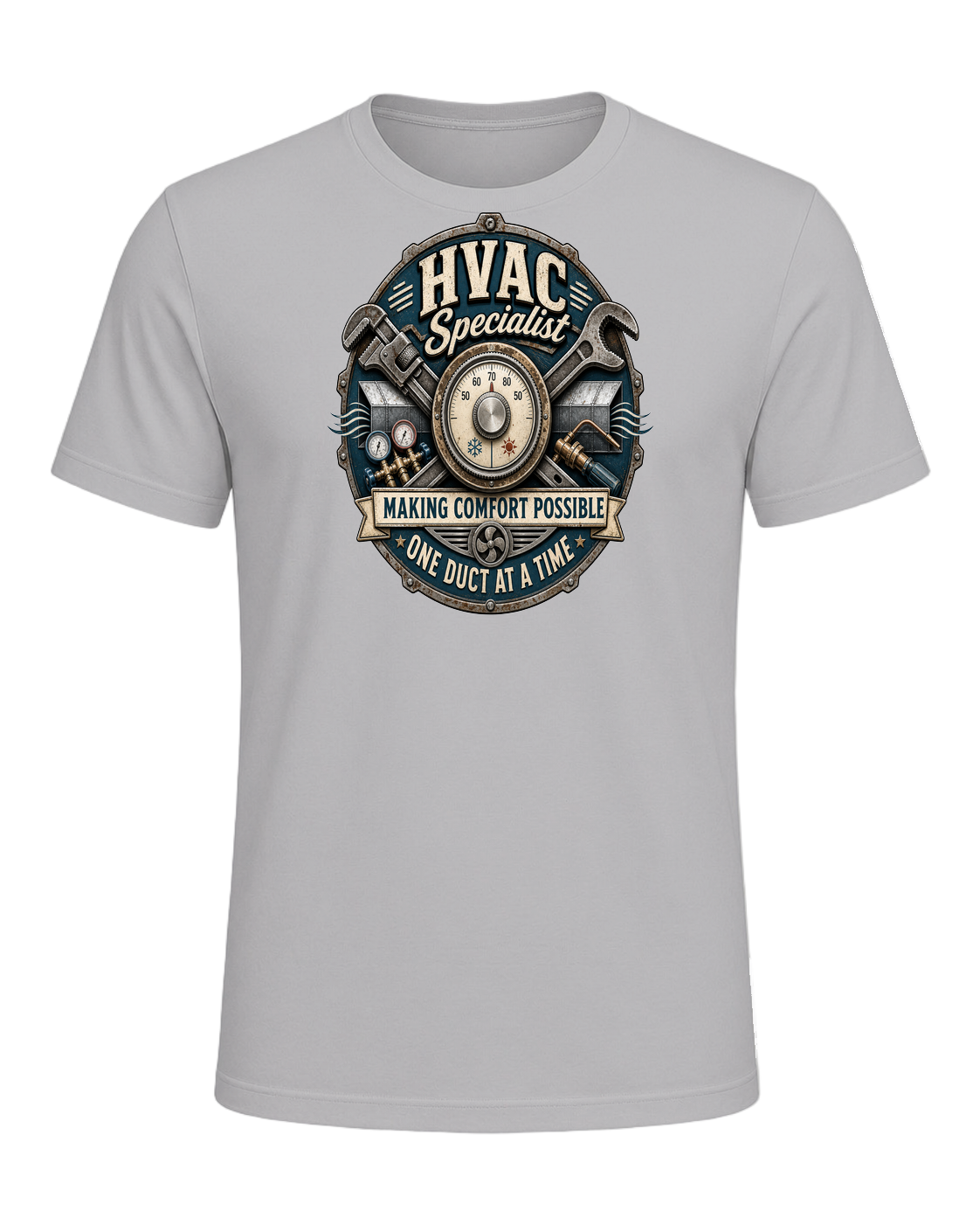 HVAC Technician — Athletic Heather