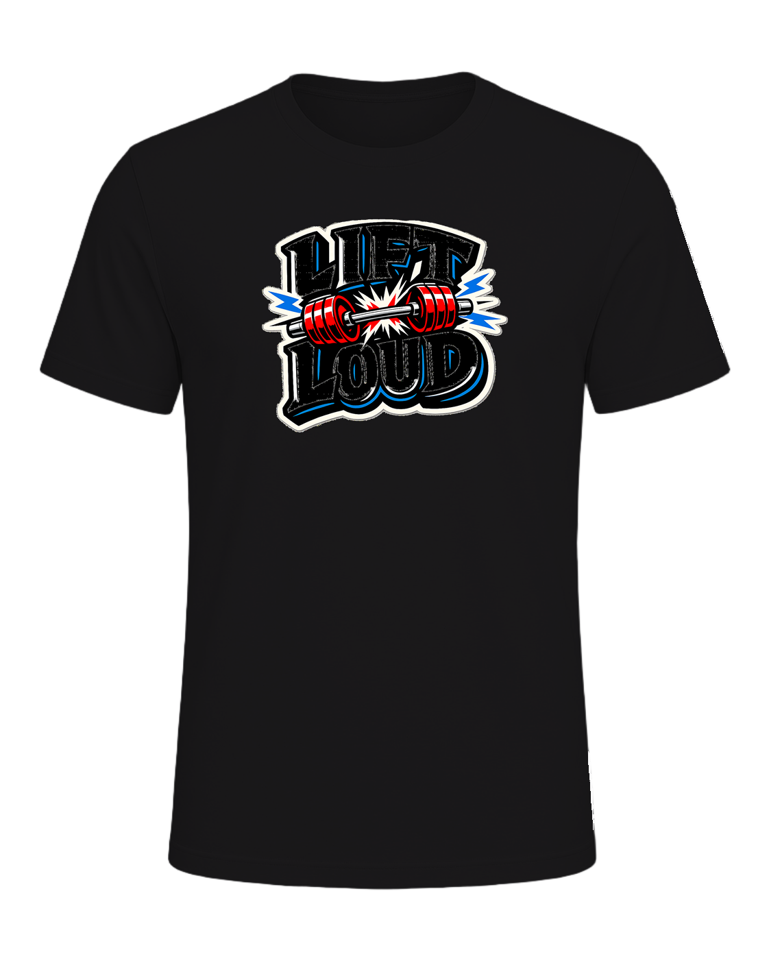 Lift Loud Tee — Dark Grey Heather