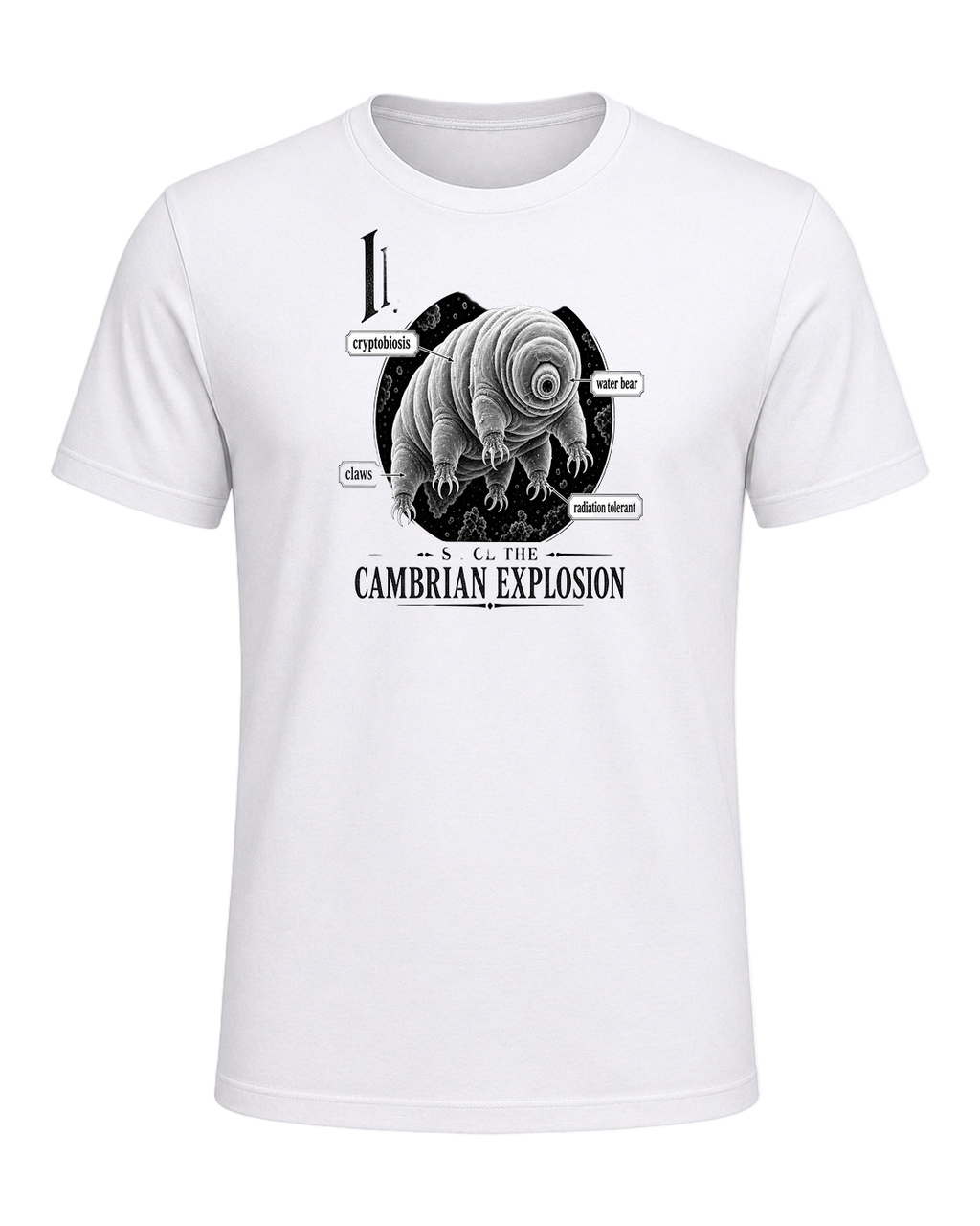 Tardigrade Science Nerd — White