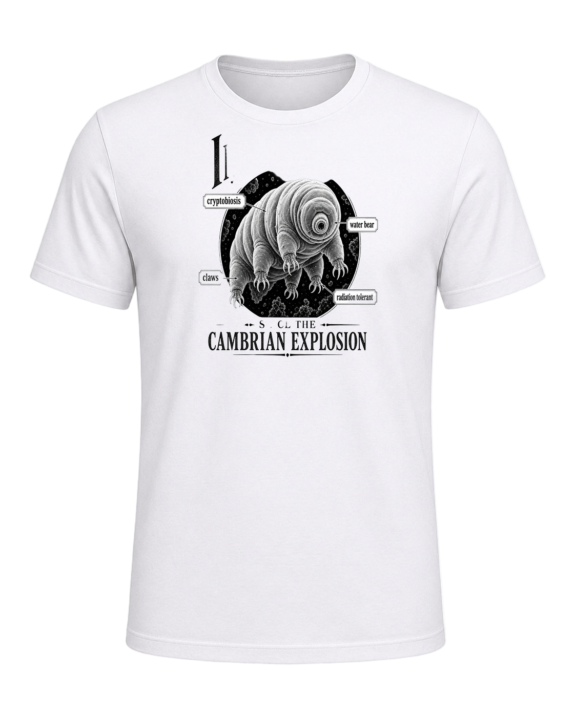 Tardigrade Science Nerd — White