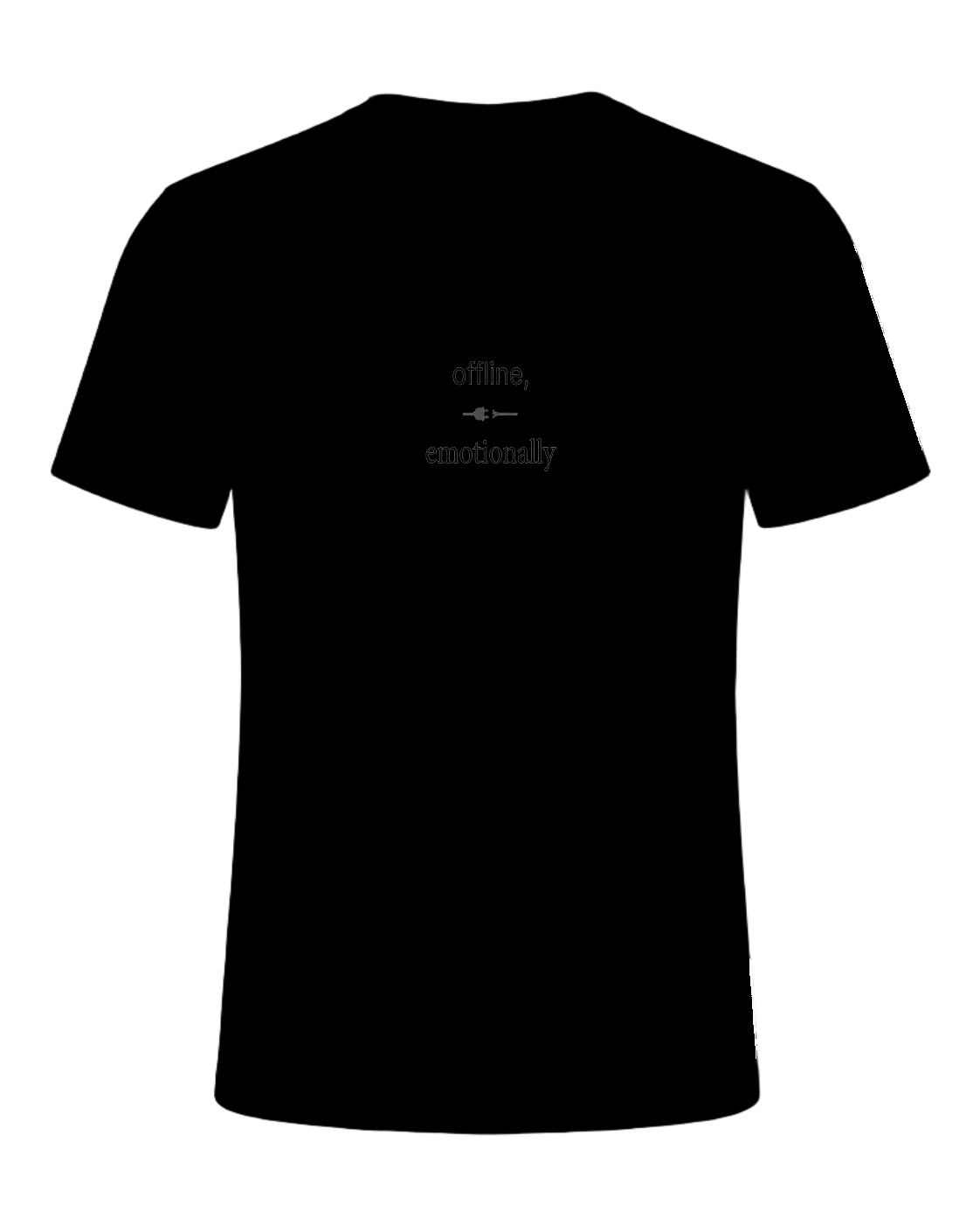 offline, emotionally — Black