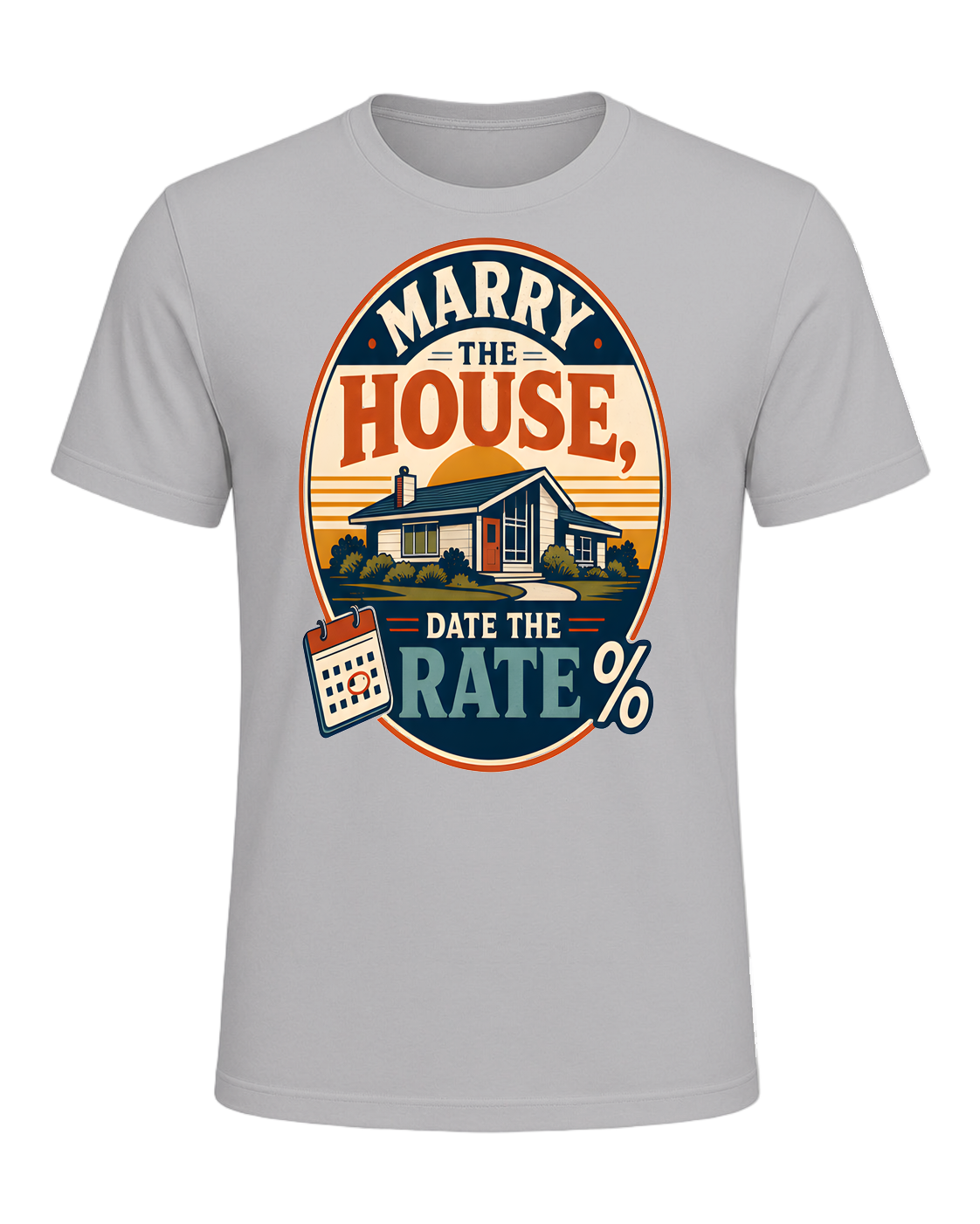 MARRY THE HOUSE, DATE THE RATE — Athletic Heather