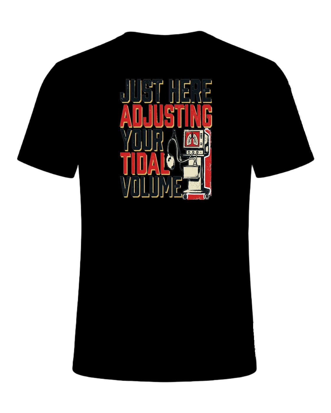 Just here adjusting your tidal volume — Black