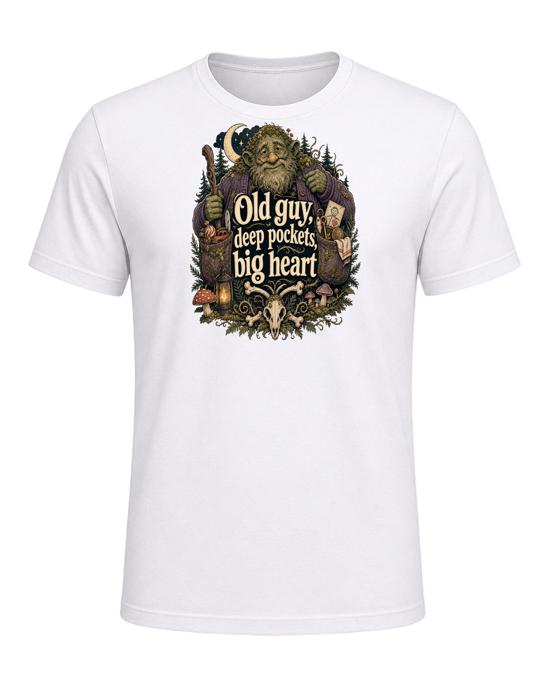 Old guy, deep pockets, big heart — White