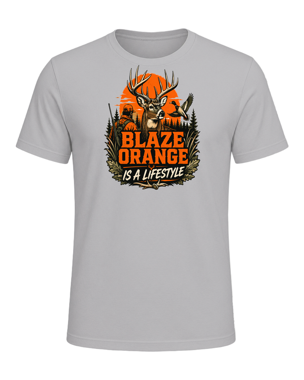 blaze orange is a lifestyle — Athletic Heather