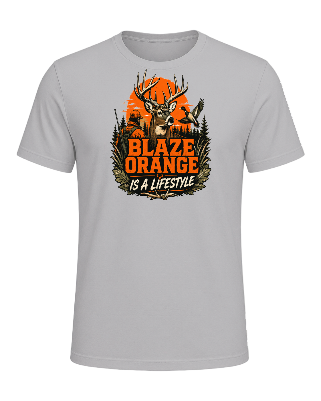blaze orange is a lifestyle — Athletic Heather