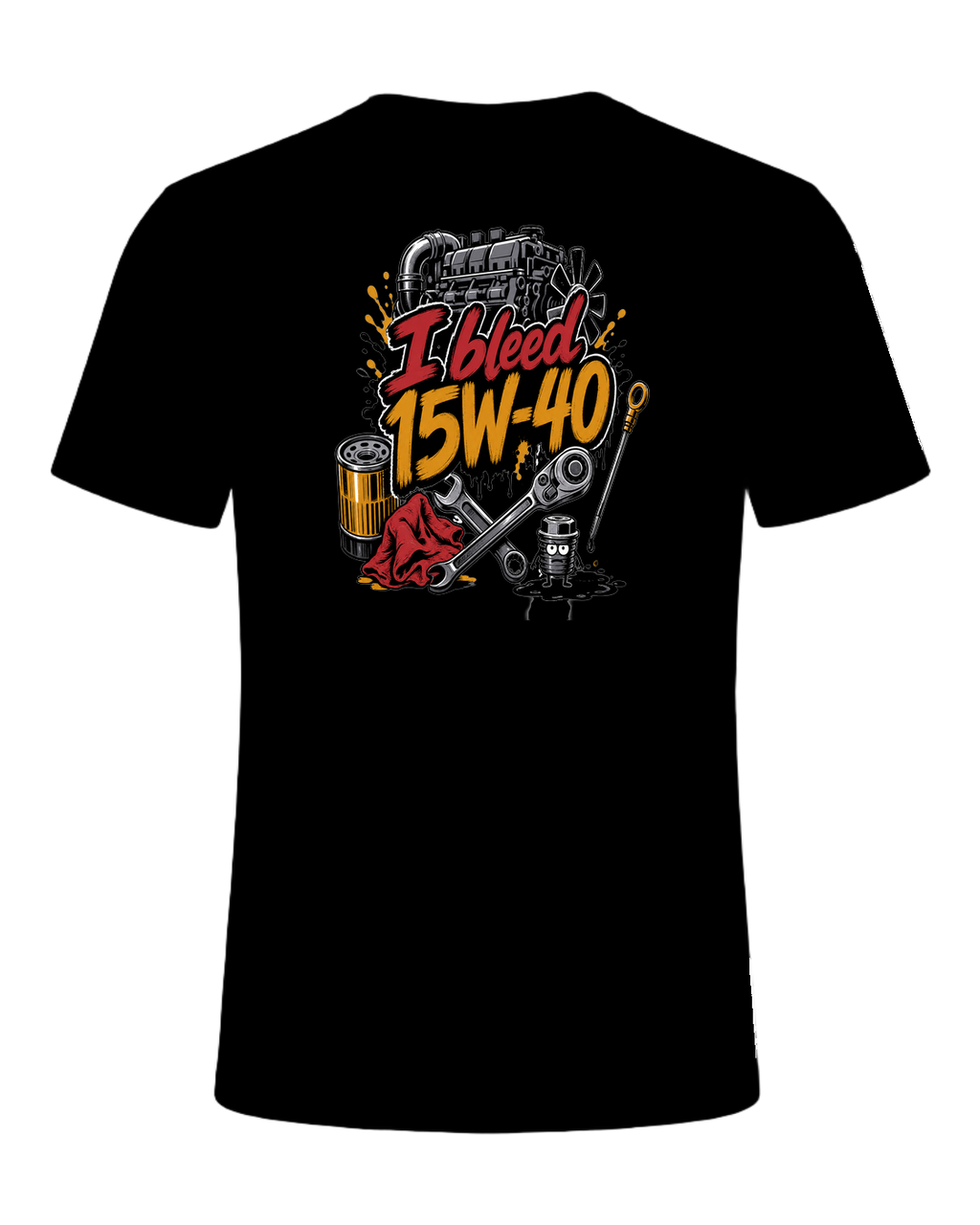 I bleed 15W-40 — Black