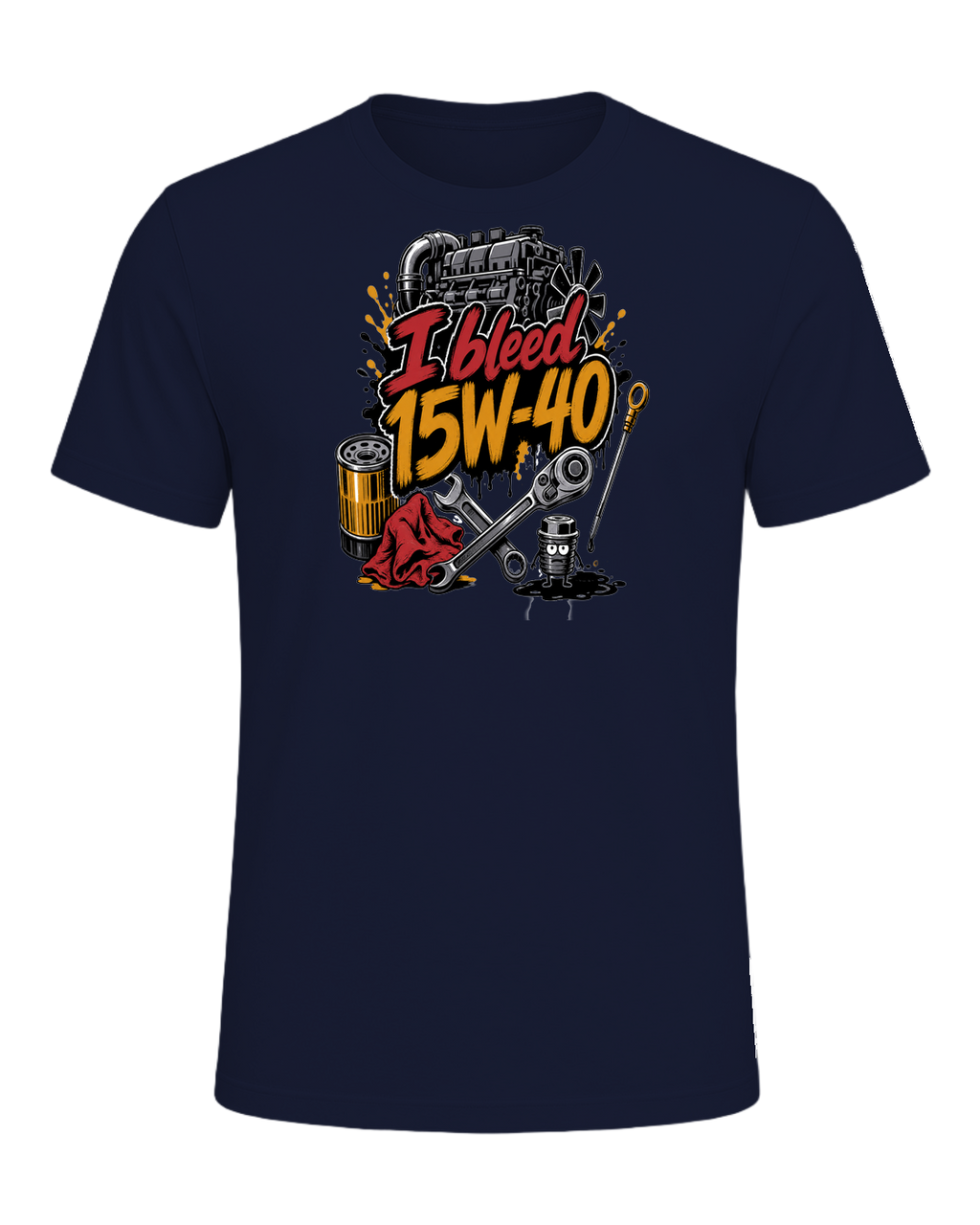 I bleed 15W-40 — Navy