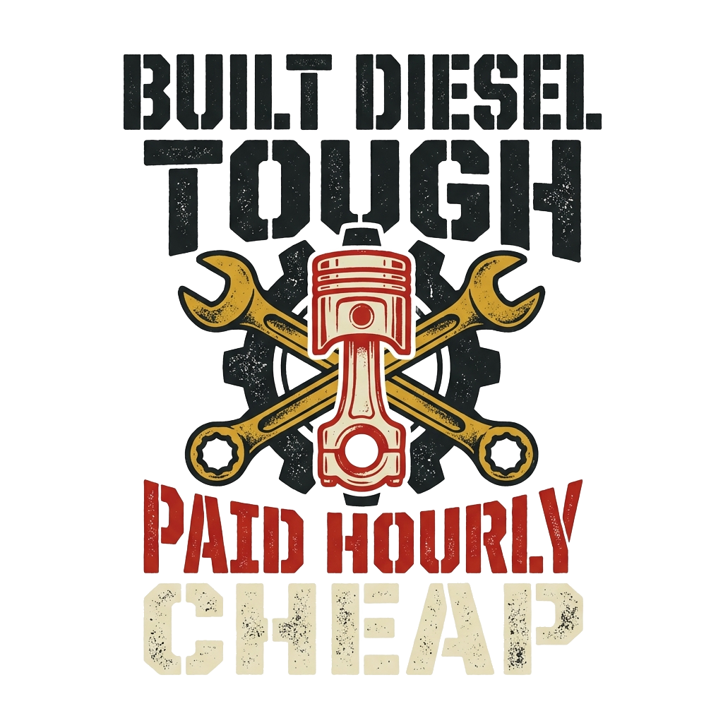 Built diesel tough, paid hourly cheap