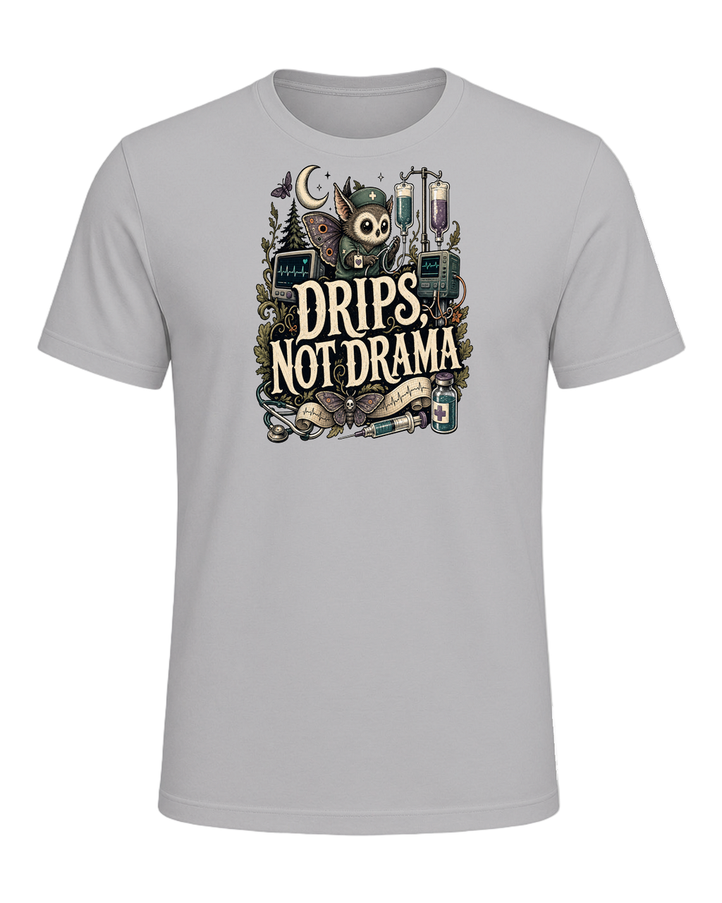 DRIPS, NOT DRAMA — Athletic Heather