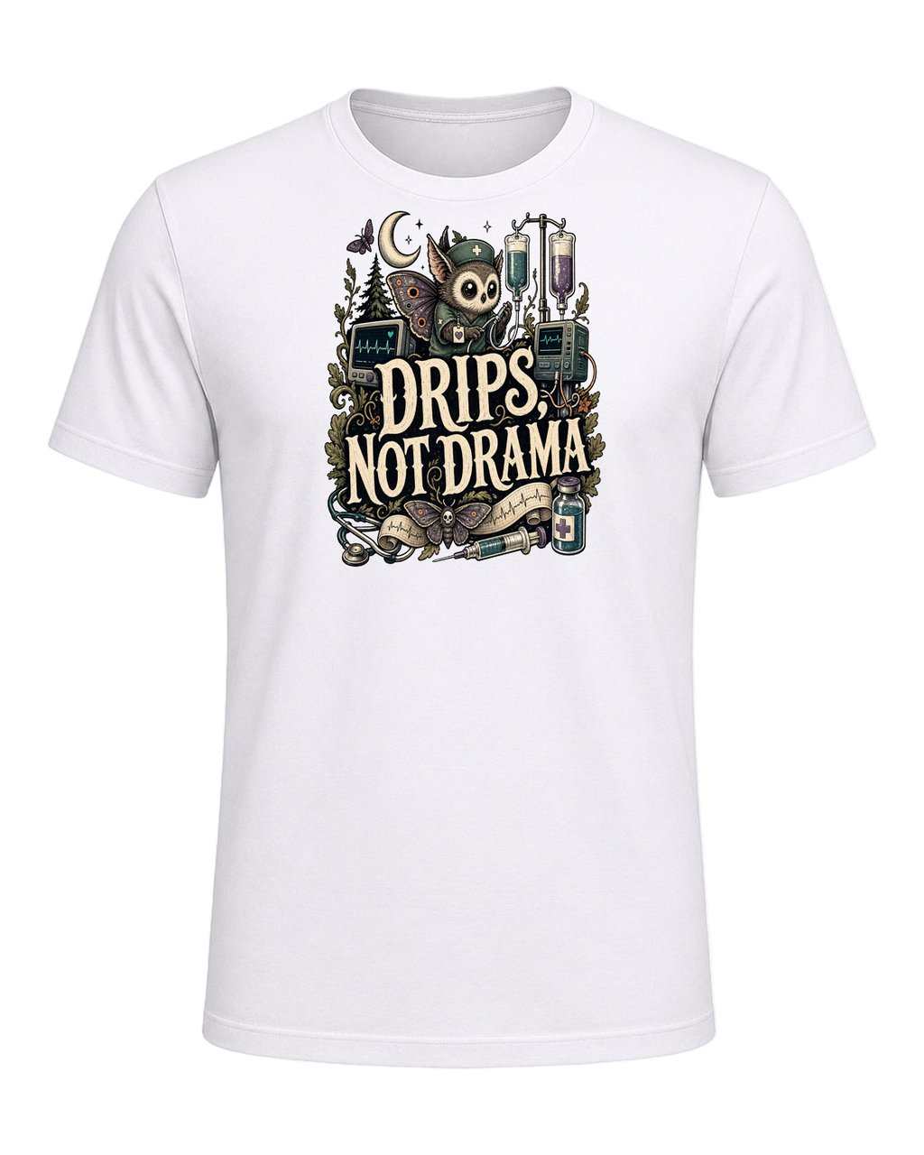 DRIPS, NOT DRAMA — White
