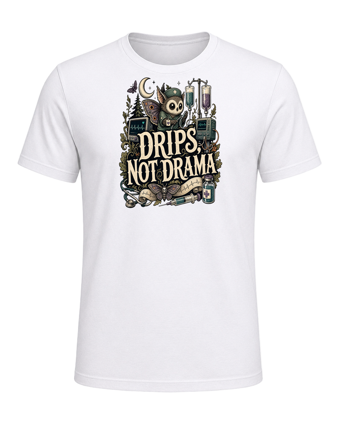 DRIPS, NOT DRAMA — White