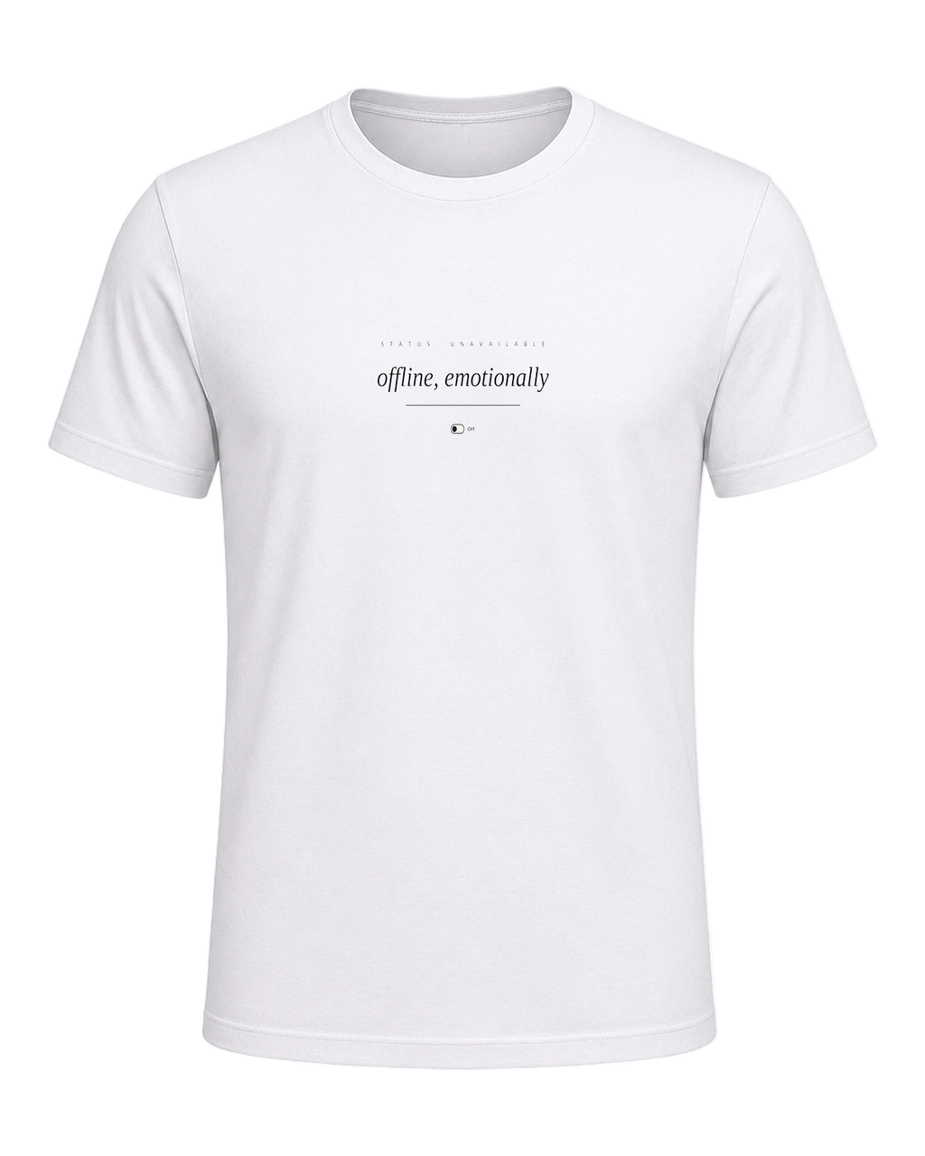 offline, emotionally — White