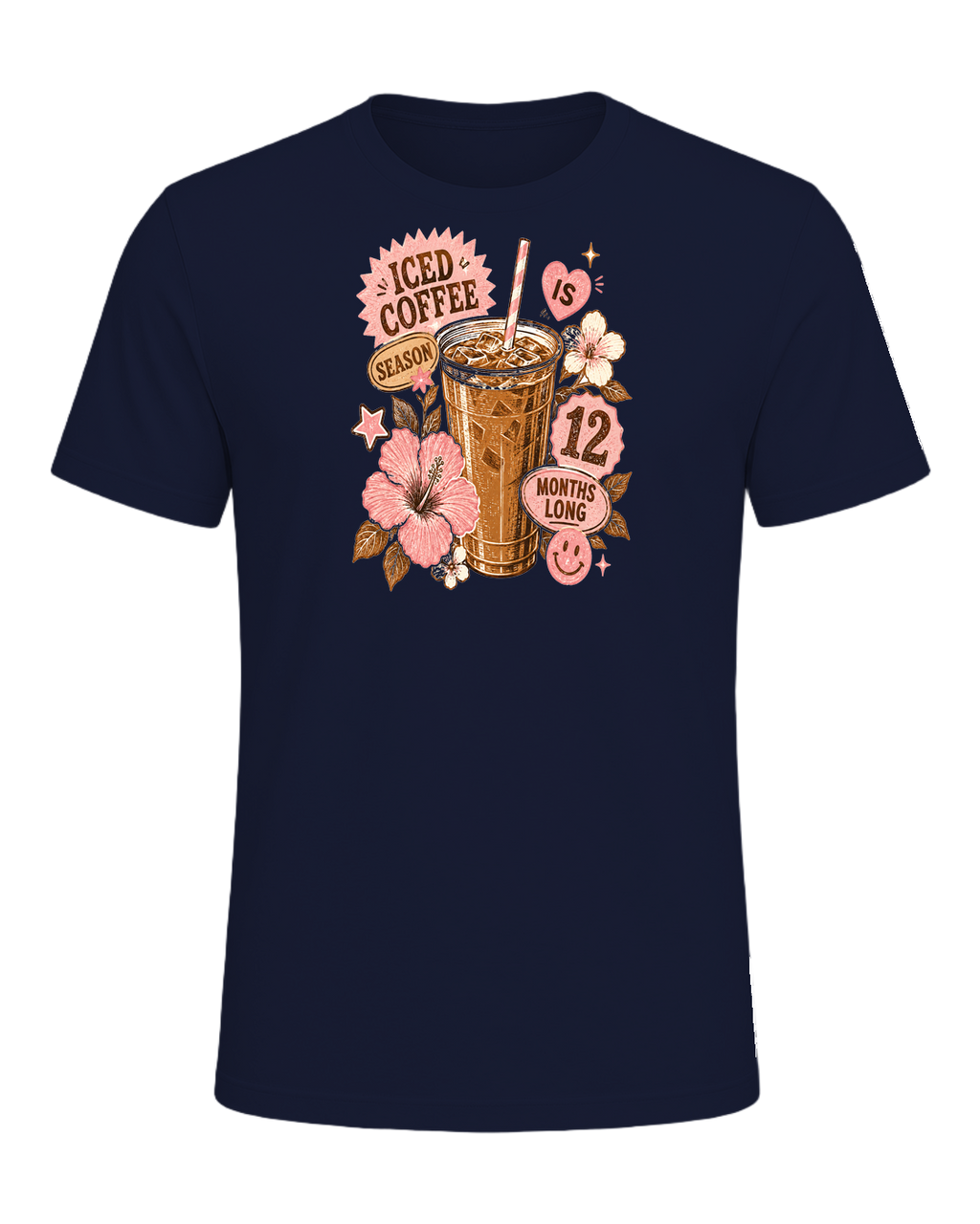 Iced Coffee Aesthetic — Navy