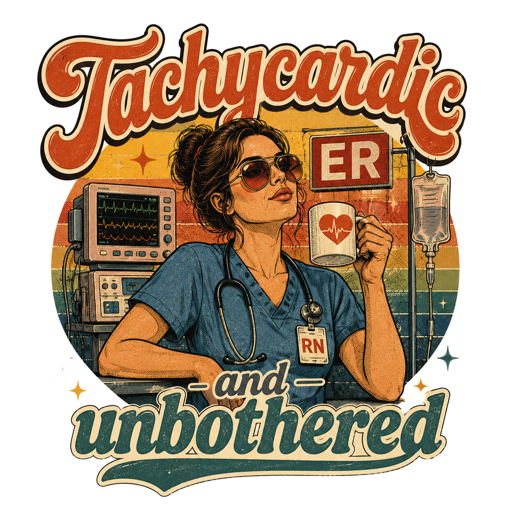 Tachycardic and unbothered