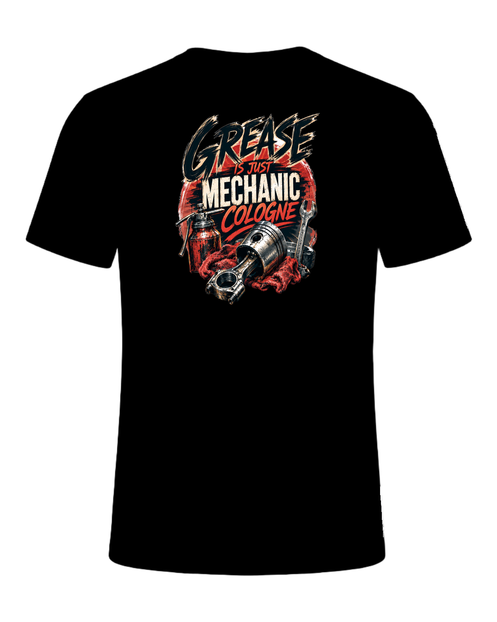 Grease is just mechanic cologne — Black