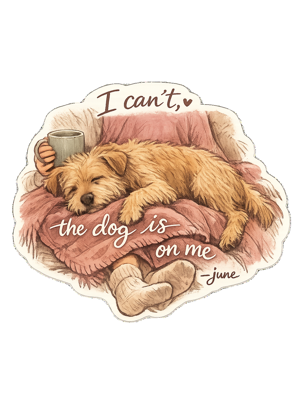 I Can't, The Dog Is On Me Tee