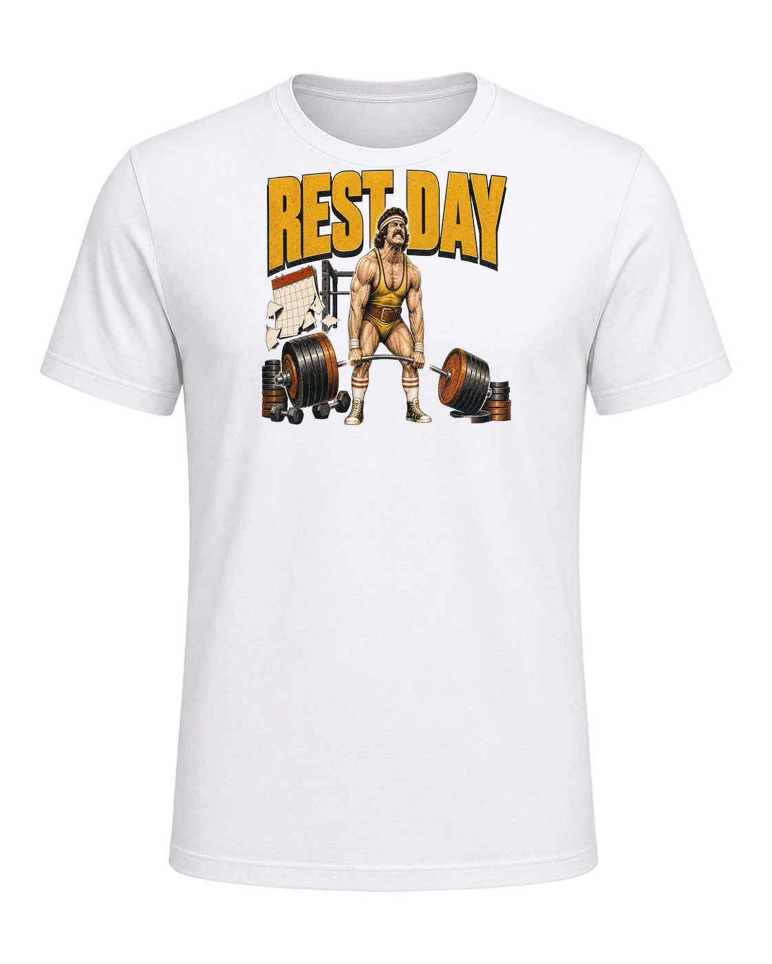 REST DAY IS A THEORY — White