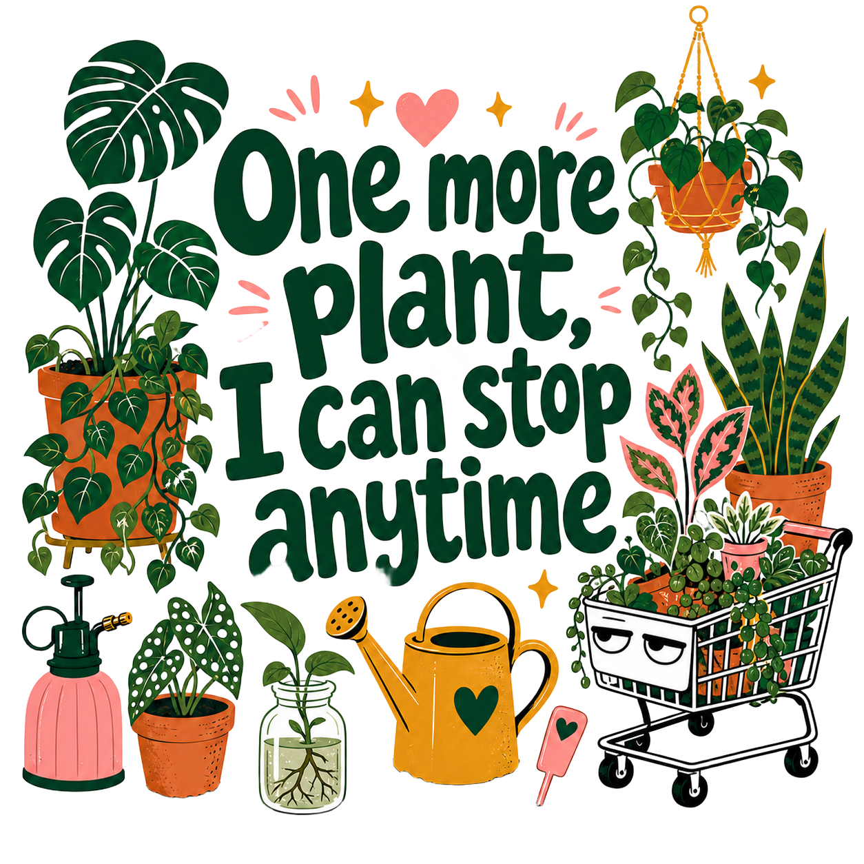 One more plant, I can stop anytime