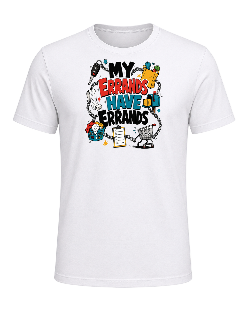 MY ERRANDS HAVE ERRANDS — White