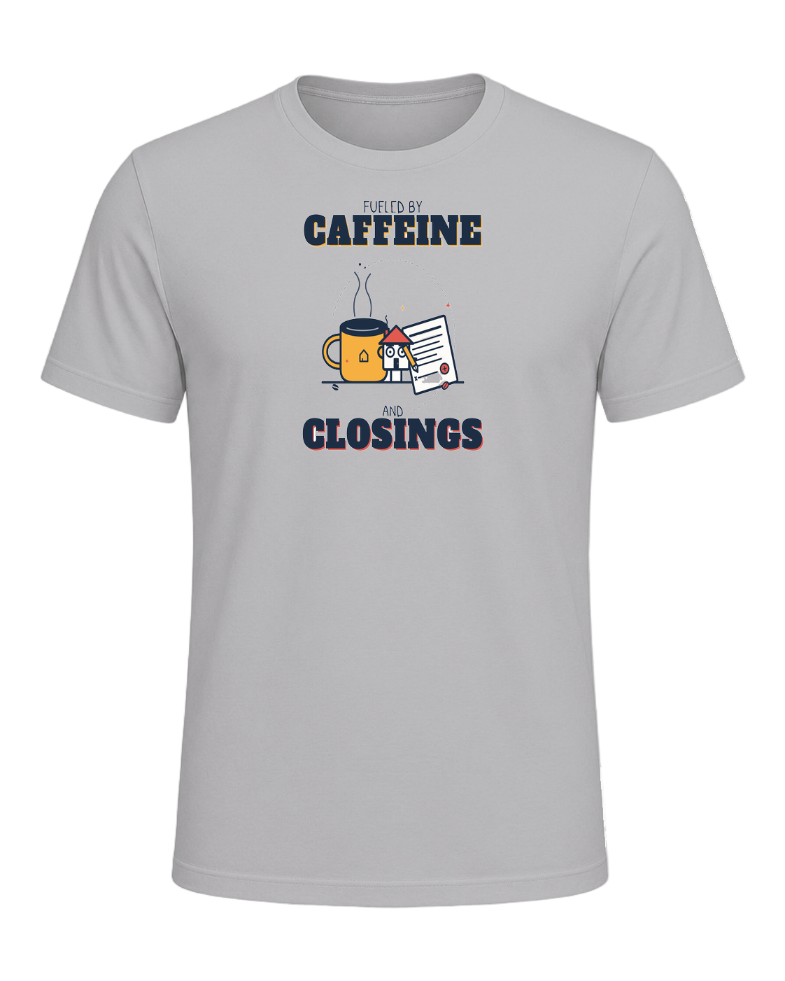 FUELED BY CAFFEINE AND CLOSINGS — Athletic Heather
