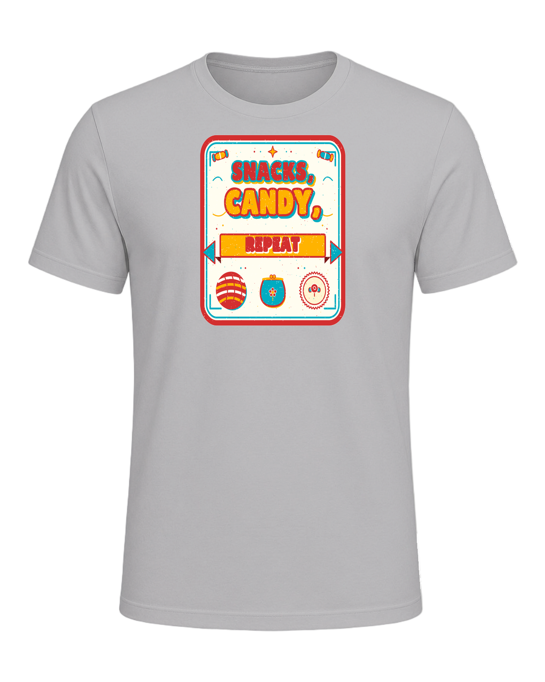 Snacks, candy, repeat — Athletic Heather